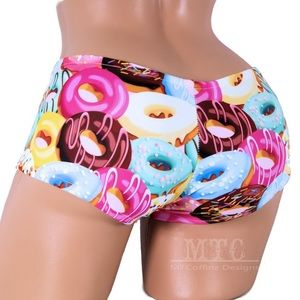 Donut Booty shorts // rave wear